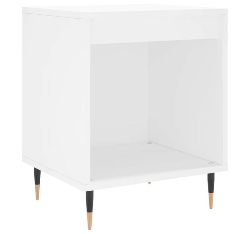 vidaXL Nachttisch Nachttisch Nachtschrank Nachtkommode Weiß 40x35x50 cm Spanplatte von vidaXL
