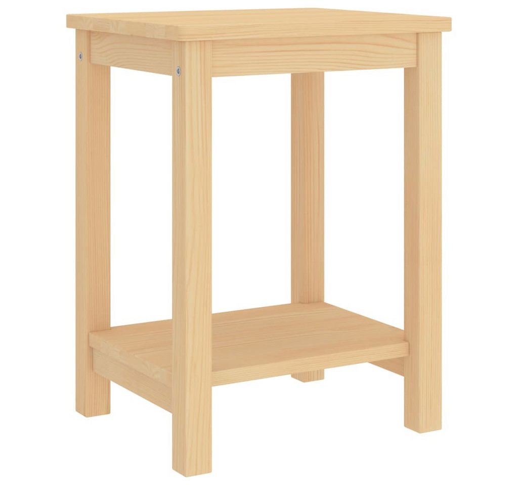 vidaXL Nachttisch Nachttisch Natur 35x30x47 cm Massivholz Kiefer (1-St) von vidaXL