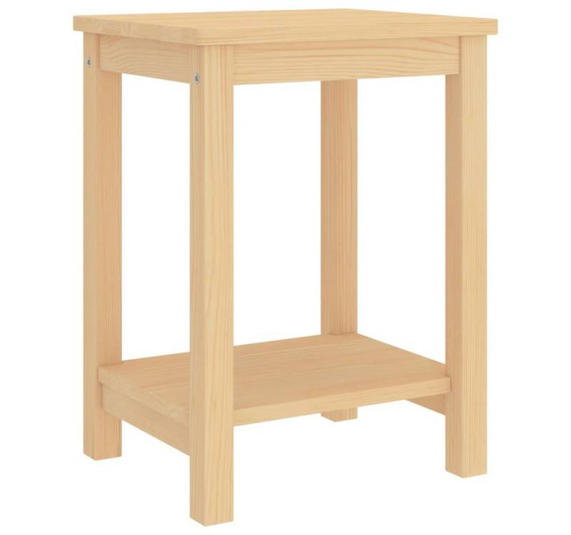vidaXL Nachttisch Nachttisch Natur 35x30x47 cm Massivholz Kiefer (1-St) von vidaXL