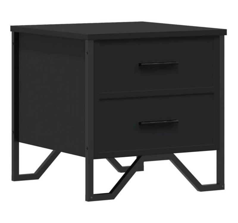 vidaXL Nachttisch Nachttisch Schwarz 40x41x40 cm Holzwerkstoff (1-St) von vidaXL
