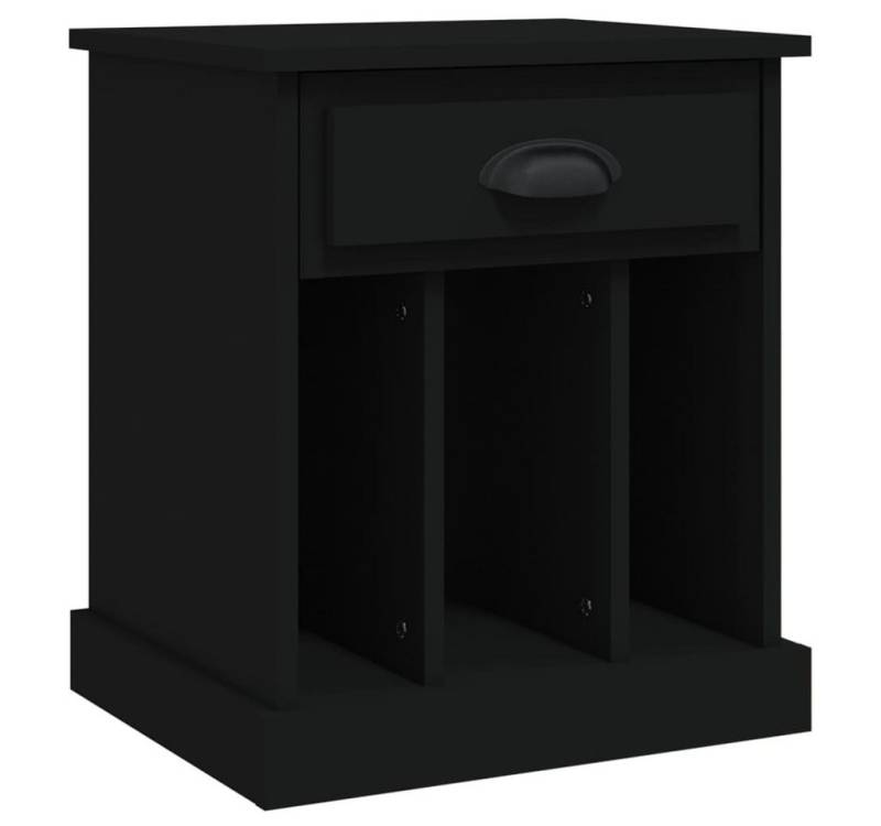 vidaXL Nachttisch Nachttisch Schwarz 43x36x50 cm (1-St) von vidaXL