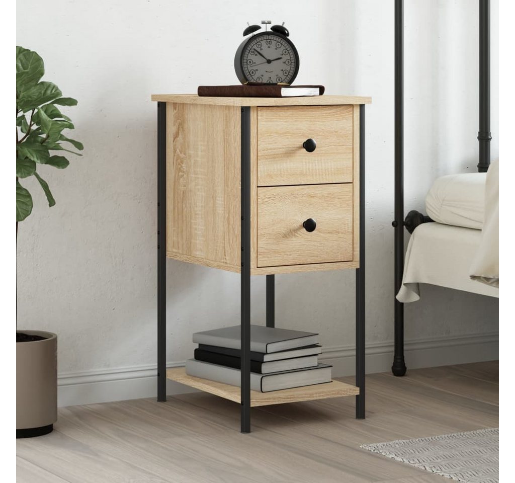 vidaXL Nachttisch Nachttisch Sonoma Eiche 32x42x70 cm Holz Nachtkonsole Nachtschrank vidaXL Nachttisch Nachttisch Sonoma Eiche 32x42x70 cm Holz Nachtkonsole Nachtschrank von vidaXL