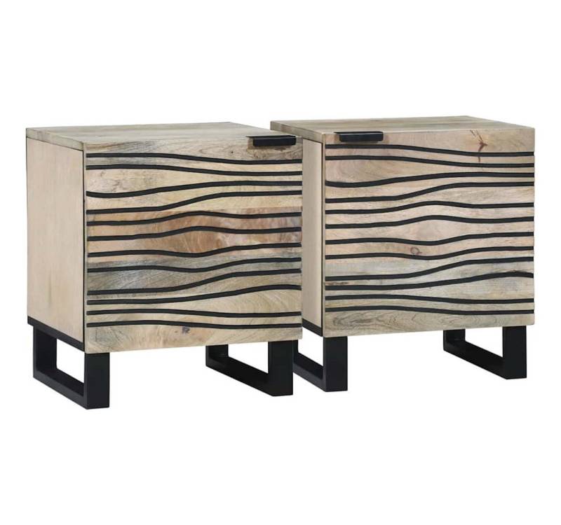 vidaXL Nachttisch Nachttische 2 pcs Natur 40 x 335 x 46 cm vidaXL Nachttisch Nachttische 2 pcs Natur 40 x 335 x 46 cm von vidaXL