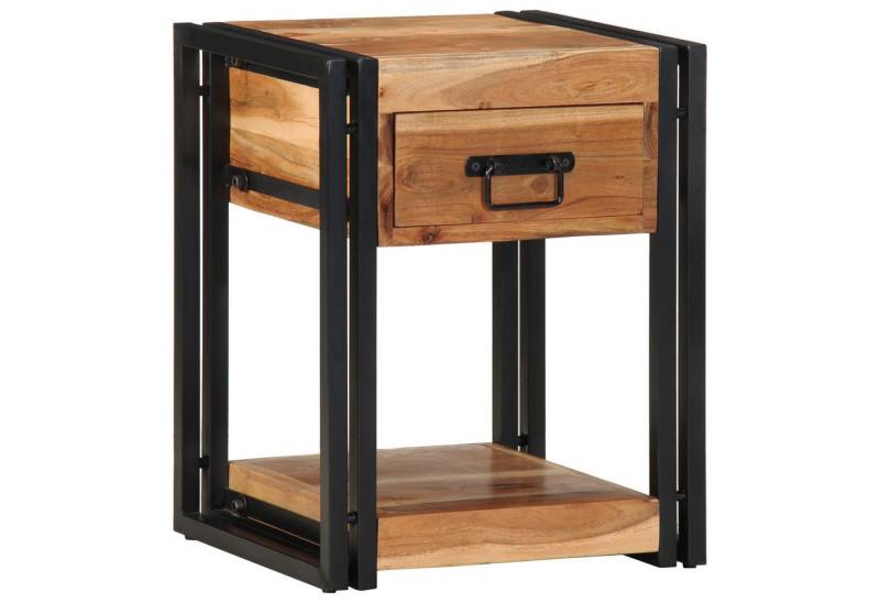 vidaXL Nachttisch Nachttische 2 Stk. 40x35x50 cm Massivholz (2-St) von vidaXL