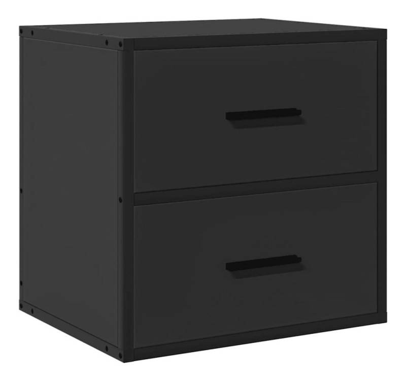 vidaXL Nachttisch Wand-Nachttisch Schwarz 40x31x39,5 cm (1-St) von vidaXL