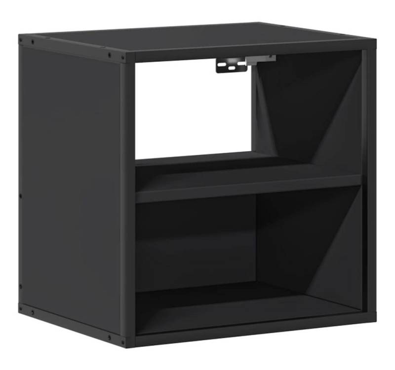 vidaXL Nachttisch Wand-Nachttisch Schwarz 40x31x39,5 cm (1-St) von vidaXL