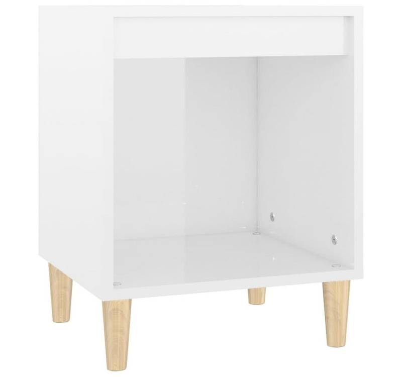 vidaXL Nachtkommode, Nachttisch Hochglanz-Weiß 40x35x50 cm Holzwerkstoff vidaXL Nachtkommode, Nachttisch Hochglanz-Weiß 40x35x50 cm Holzwerkstoff von vidaXL