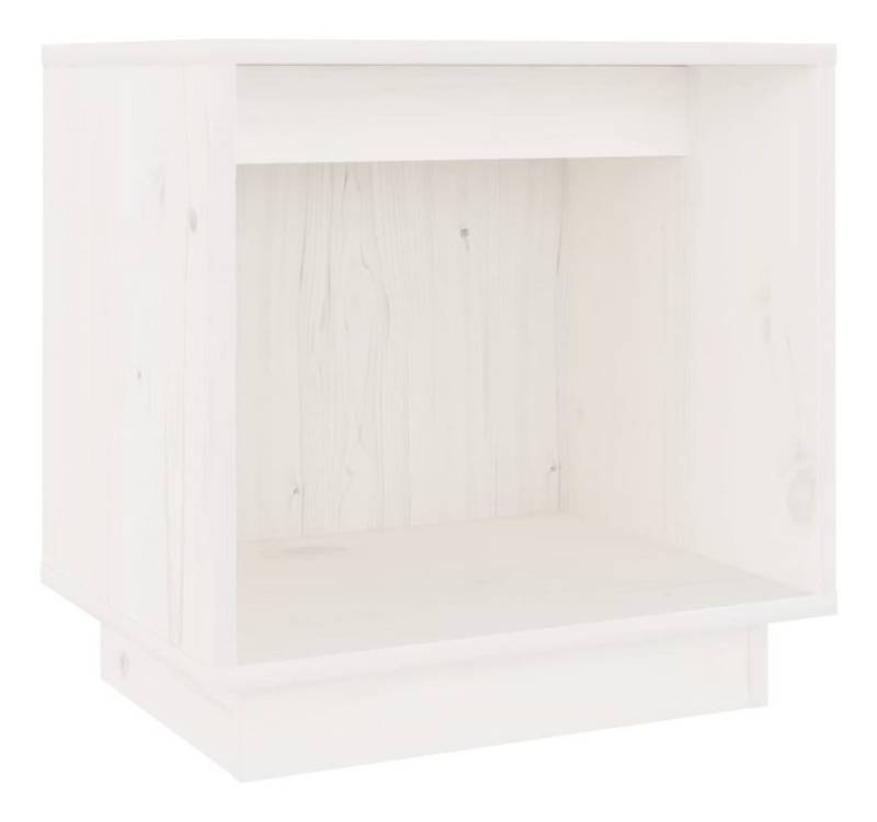 vidaXL Nachtkommode, Nachttisch Weiß 40x30x40 cm Massivholz Kiefer von vidaXL