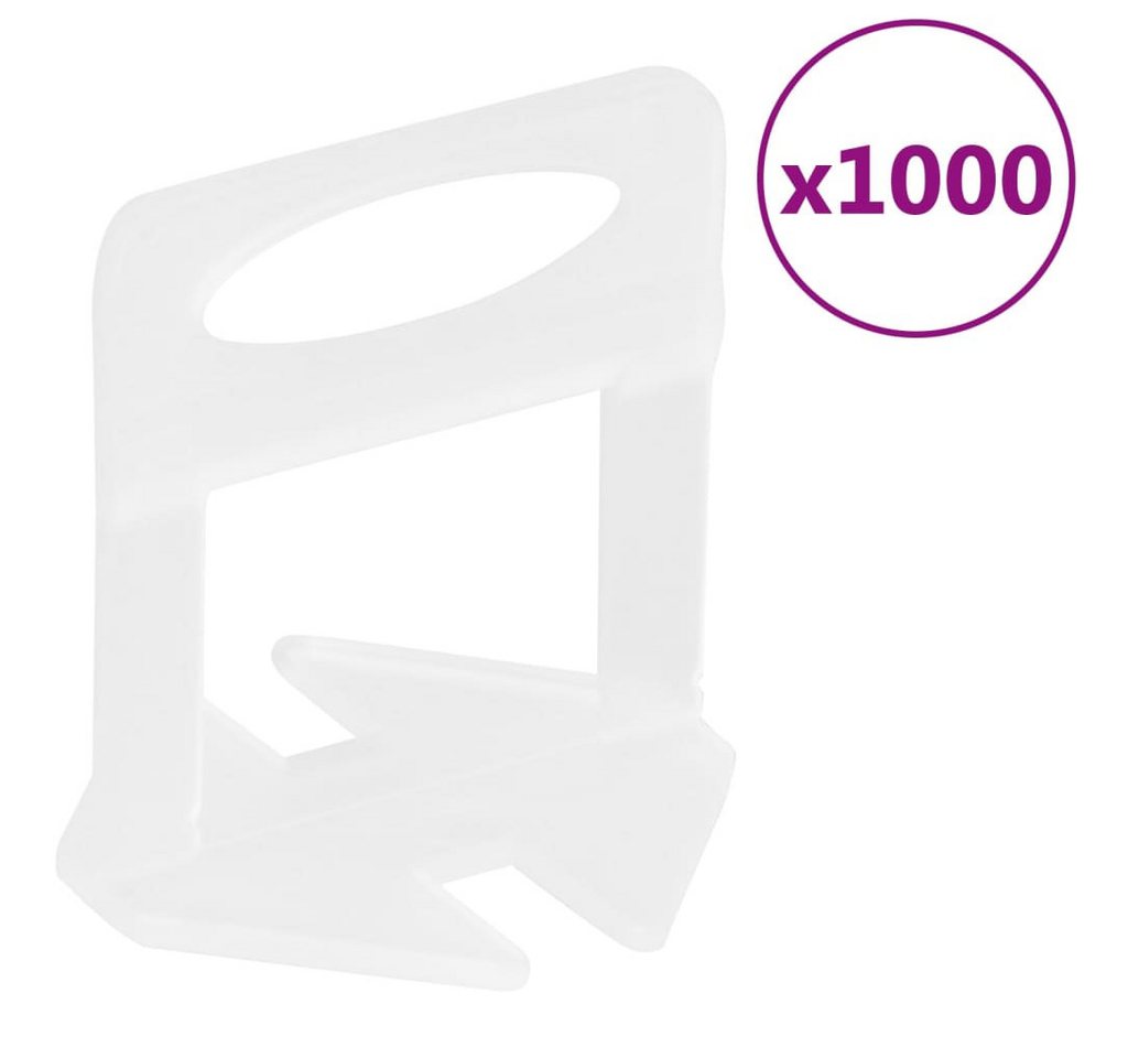vidaXL Nivelliersystem Fliesen-Nivellierclips 1000 Stk. 2 mm vidaXL Nivelliersystem Fliesen-Nivellierclips 1000 Stk. 2 mm von vidaXL