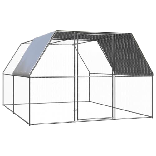 vidaXL Outdoor Hühnerkäfig 3x4x2m Verzinkter Stahl Hühnerstall Freilaufgehege vidaXL Outdoor Hühnerkäfig 3x4x2m Verzinkter Stahl Hühnerstall Freilaufgehege von vidaXL