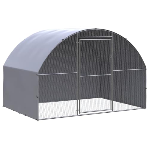 vidaXL Outdoor Hühnerstall 3x2x2m Verzinkter Stahl Hühnerhaus Geflügelstall vidaXL Outdoor Hühnerstall 3x2x2m Verzinkter Stahl Hühnerhaus Geflügelstall von vidaXL