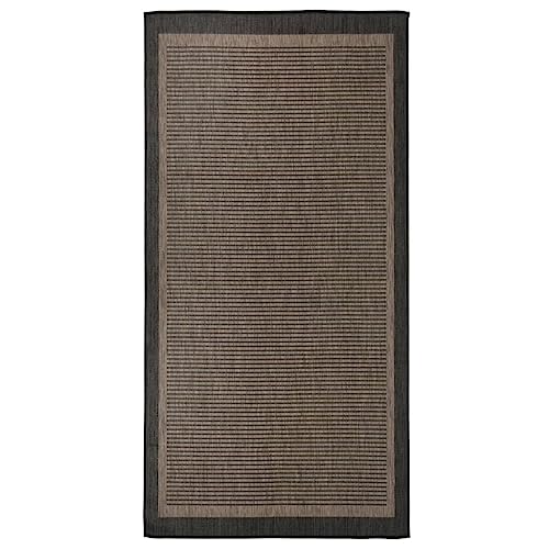 vidaXL Outdoor Teppich Flachgewebe Witterungsbeständig UV-beständig Außenteppich Balkon Terrasse Garten Swimming Pool 100x200cm Dunkelbraun vidaXL Outdoor Teppich Flachgewebe Witterungsbeständig UV-beständig Außenteppich Balkon Terrasse Garten Swimming Pool 100x200cm Dunkelbraun von vidaXL
