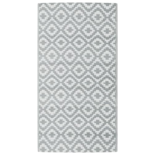 vidaXL Outdoor-Teppich ARAKIL Grau 80x150 cm PP vidaXL Outdoor-Teppich ARAKIL Grau 80x150 cm PP von vidaXL