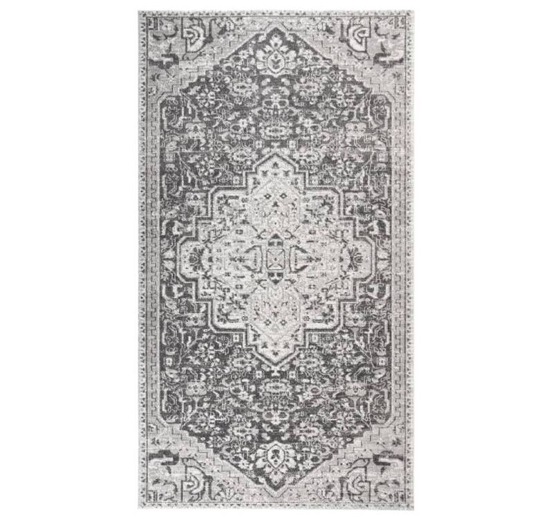 vidaXL Outdoorteppich Outdoor-Teppich Flachgewebe 115x170 cm Hellgrau, Höhe: 0.4 mm von vidaXL