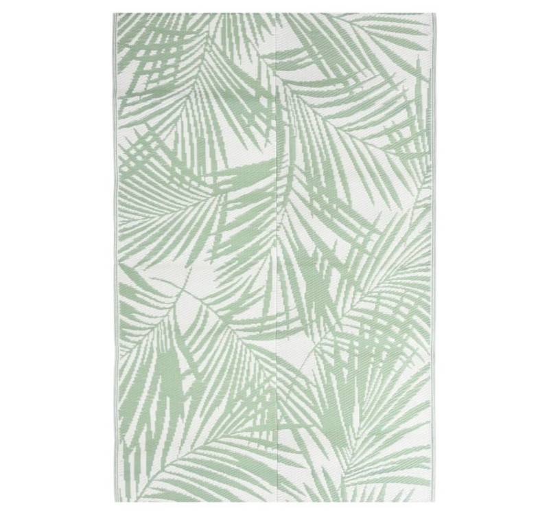 vidaXL Outdoorteppich Teppich Terrasse Camping Outdoor draußen Vorzelt Grün 120x180 cm Kunst, Höhe: 180 mm von vidaXL