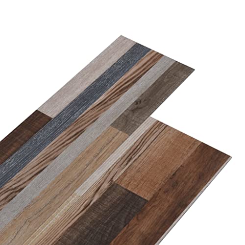 vidaXL PVC Laminat Dielen Selbstklebend Vinyl Boden Bodenbelag Fußboden Planke Vinylboden Designboden Dielenboden 2,51m² 2mm Mehrfarbig vidaXL PVC Laminat Dielen Selbstklebend Vinyl Boden Bodenbelag Fußboden Planke Vinylboden Designboden Dielenboden 2,51m² 2mm Mehrfarbig von vidaXL