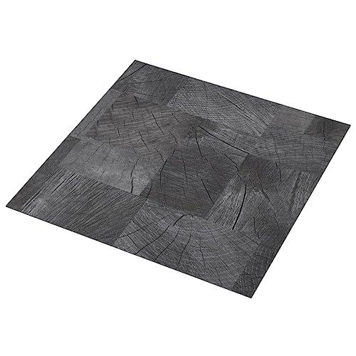 vidaXL PVC Laminat Dielen Selbstklebend Vinylboden Vinyl Boden Planken Bodenbelag Fußboden Designboden Dielenboden 5,11m² Holzoptik Grau von vidaXL
