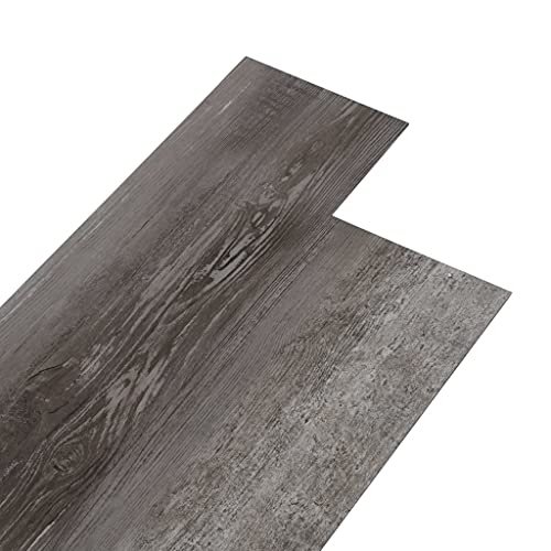 vidaXL PVC Laminat Dielen rutschfest Vinylboden Vinyl Boden Planken Bodenbelag Fußboden Designboden Dielenboden 5,26m² 2mm Gestreift Holzoptik von vidaXL