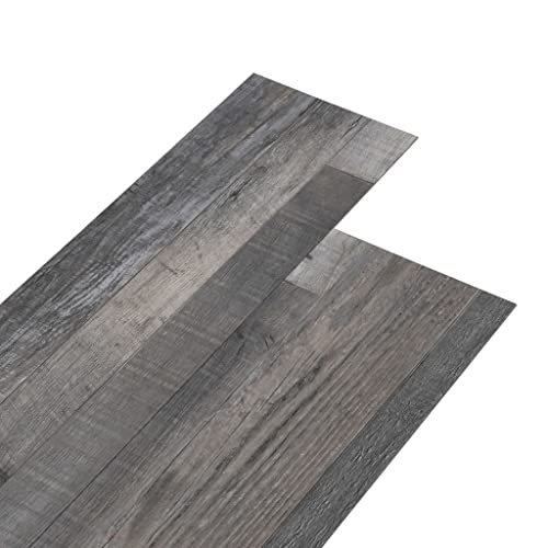 vidaXL PVC Laminat Dielen rutschfest Vinylboden Vinyl Boden Planken Bodenbelag Fußboden Designboden Dielenboden 5,26m² 2mm Industrielle Holzoptik von vidaXL