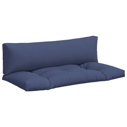 vidaXL Palettenkissen 2 STK. Marineblau Oxford-Gewebe von vidaXL