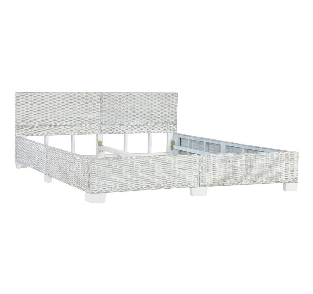 vidaXL Bettgestell, Bett Grau Natur Rattan 180x200 cm vidaXL Bettgestell, Bett Grau Natur Rattan 180x200 cm von vidaXL