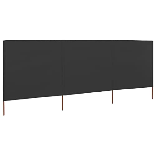 vidaXL Windschutzgewebe 3-TLG. 400x120cm Windschutz Sichtschutz Zaunblende von vidaXL