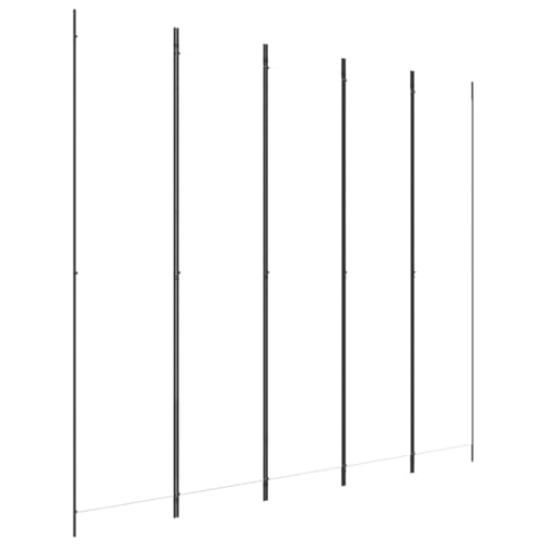 vidaXL Paravent 5-TLG. Raumtrenner Raumteiler Trennwand Umkleide Sichtschutz Spanische Wand Wohnzimmer Schlafzimmer Weiß 250x220cm Stoff von vidaXL
