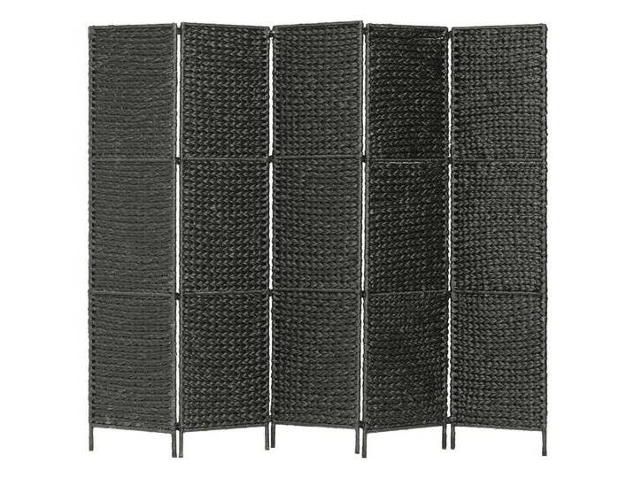 vidaXL Paravent Raumteiler spanische Wand Trennwand 5tlg Paravent 193160 cm schwarz, schwarz von vidaXL