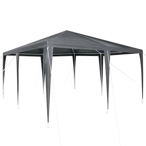 vidaXL Partyzelt Anthrazit 4x4 m PE von vidaXL