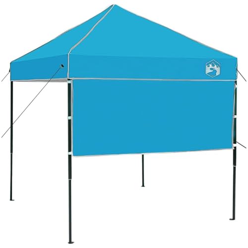 vidaXL Pavillon Zelt Blau 200 x 200 cm Oxford Stoff Winddicht Party/Event Schutz Moderner Pop-Up Aufbau Für Garten & Terrasse Einfacher Zusammenbau Für 2 Personen Robustes Und Stylisches Design Für Te von vidaXL