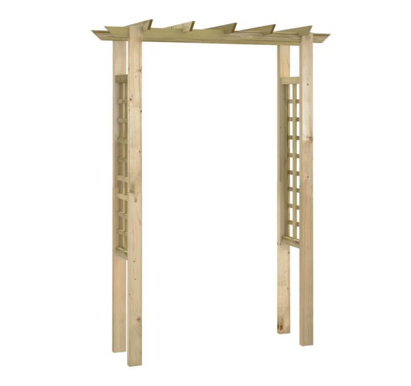 vidaXL Pergola, Gartenlaube Rosenbogen 150 x 60 x 204 cm Holz Imprägniert von vidaXL