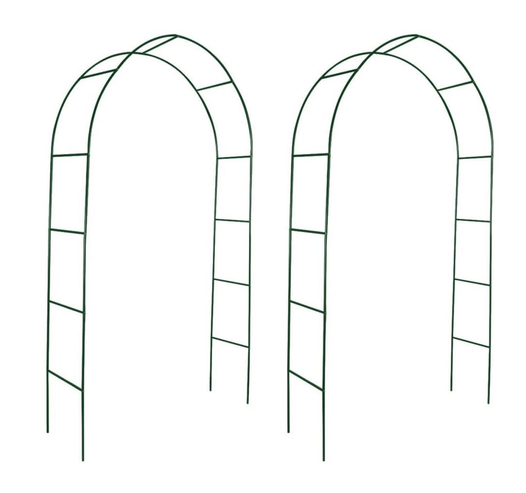 vidaXL Pergola 2x Garten Rosenbogen Torbogen Rankgitter Rosensäule von vidaXL