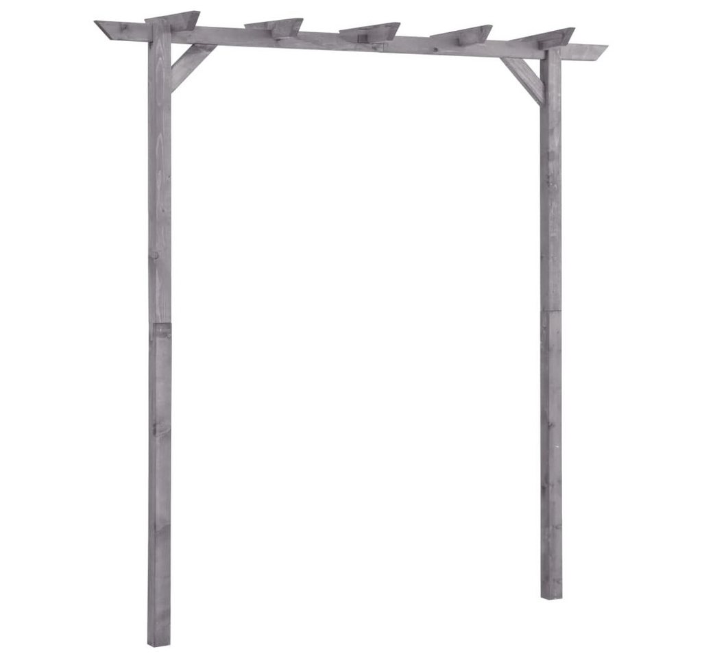 vidaXL Pergola Garten-Pergola Grau 200x40x205 cm Imprägniertes Kiefernholz, (1-tlg) von vidaXL