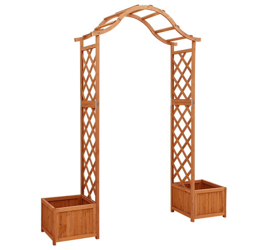 vidaXL Pergola Garten-Pergola mit Blumenkasten Massivholz Tanne, (1-tlg) von vidaXL