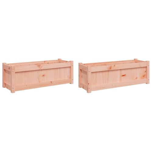 vidaXL Pflanzkübel 2 STK., Rechteckig Blumenkübel mit großem Fassungsvermögen, Pflanzkasten Übertopf für Garten Terrasse, Blumentopf Blumenkasten, Massivholz Douglasie vidaXL Pflanzkübel 2 STK., Rechteckig Blumenkübel mit großem Fassungsvermögen, Pflanzkasten Übertopf für Garten Terrasse, Blumentopf Blumenkasten, Massivholz Douglasie von vidaXL