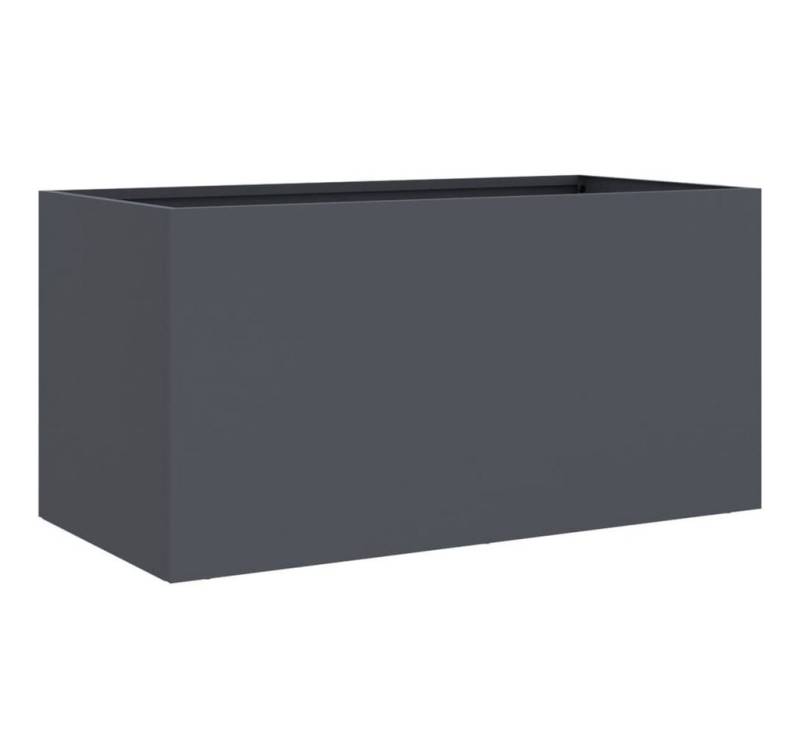 vidaXL Pflanzkübel Pflanzkübel Blumenkübel Pflanzcontainer Pflanzgefäße Anthrazit 62x30x2 von vidaXL