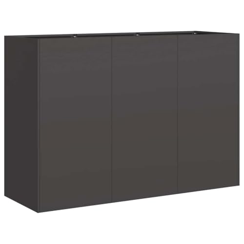 vidaXL Pflanzkübel Schwarz 120x40x80 cm Kaltgewalzter Stahl, Pflanzschale, Garten-Garten-Pflanzkübel, Outdoor-Pflanzgefäß, Hochbeet, Pflanzgefäß vidaXL Pflanzkübel Schwarz 120x40x80 cm Kaltgewalzter Stahl, Pflanzschale, Garten-Garten-Pflanzkübel, Outdoor-Pflanzgefäß, Hochbeet, Pflanzgefäß von vidaXL