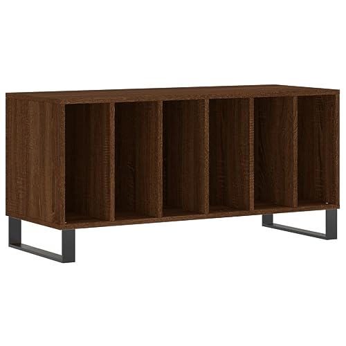 vidaXL Plattenschrank Braun Eichen-Optik 100x38x48 cm Holzwerkstoff von vidaXL