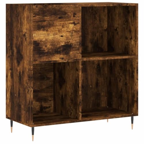 vidaXL Plattenschrank Räuchereiche 84,5x38x89 cm Holzwerkstoff von vidaXL