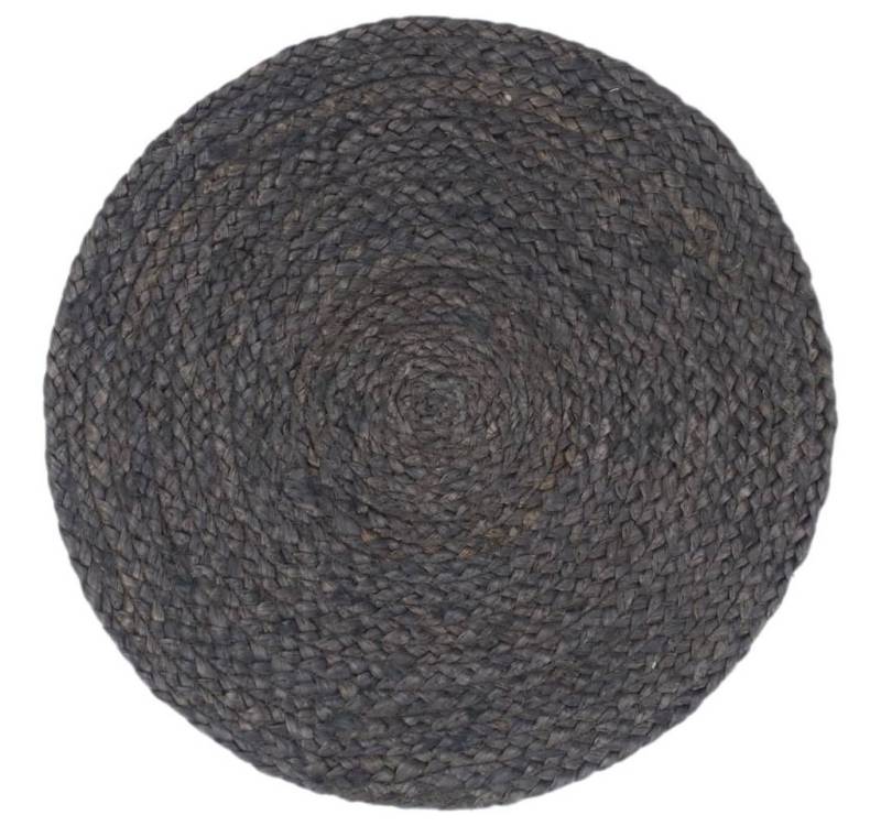 vidaXL Platzset, Tischsets 4 Stk. Dunkelgrau 38 cm Rund Jute vidaXL Platzset, Tischsets 4 Stk. Dunkelgrau 38 cm Rund Jute von vidaXL