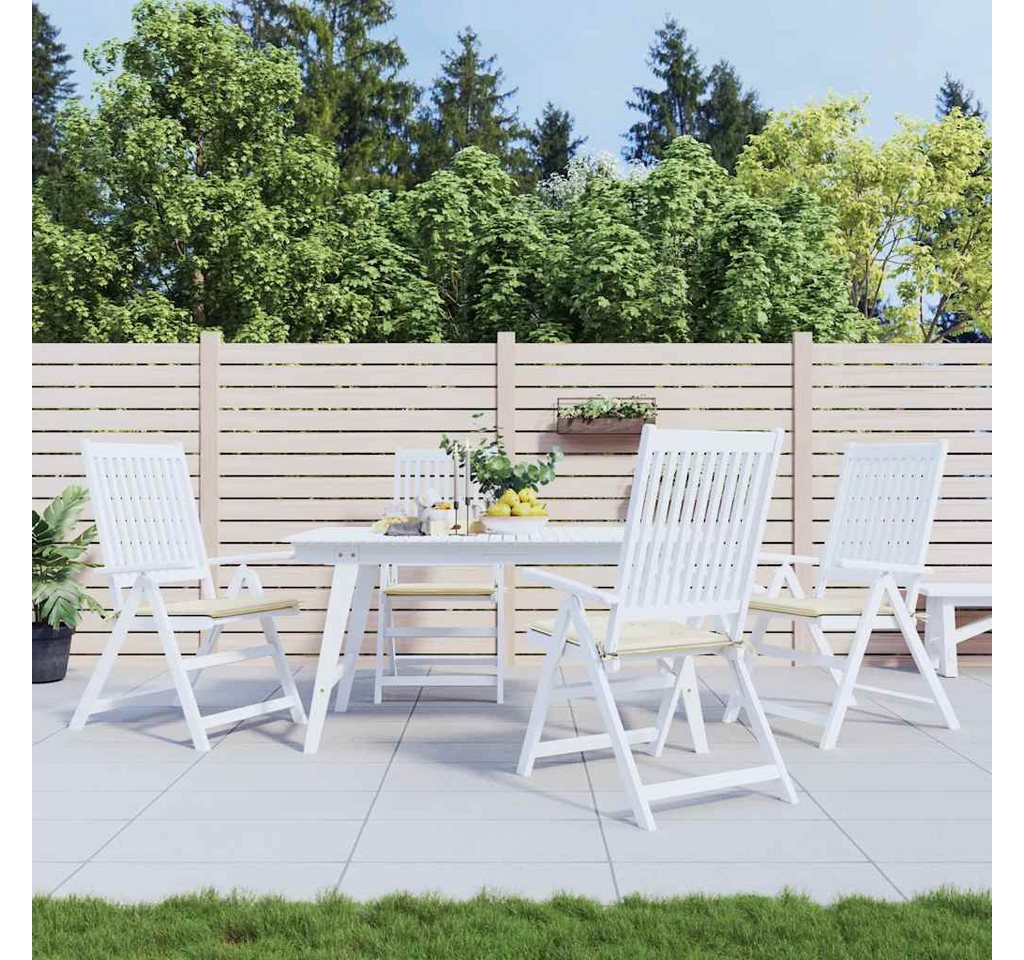 vidaXL Polsterauflage, Gartenstuhl-Kissen 4 Stk. Creme 40x40x3 cm Oxford-Gewebe vidaXL Polsterauflage, Gartenstuhl-Kissen 4 Stk. Creme 40x40x3 cm Oxford-Gewebe von vidaXL