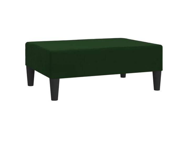 vidaXL Polsterhocker Fußhocker Dunkelgrün 78x56x32 cm Samt (1 St), DunkelgrÃ¼n von vidaXL