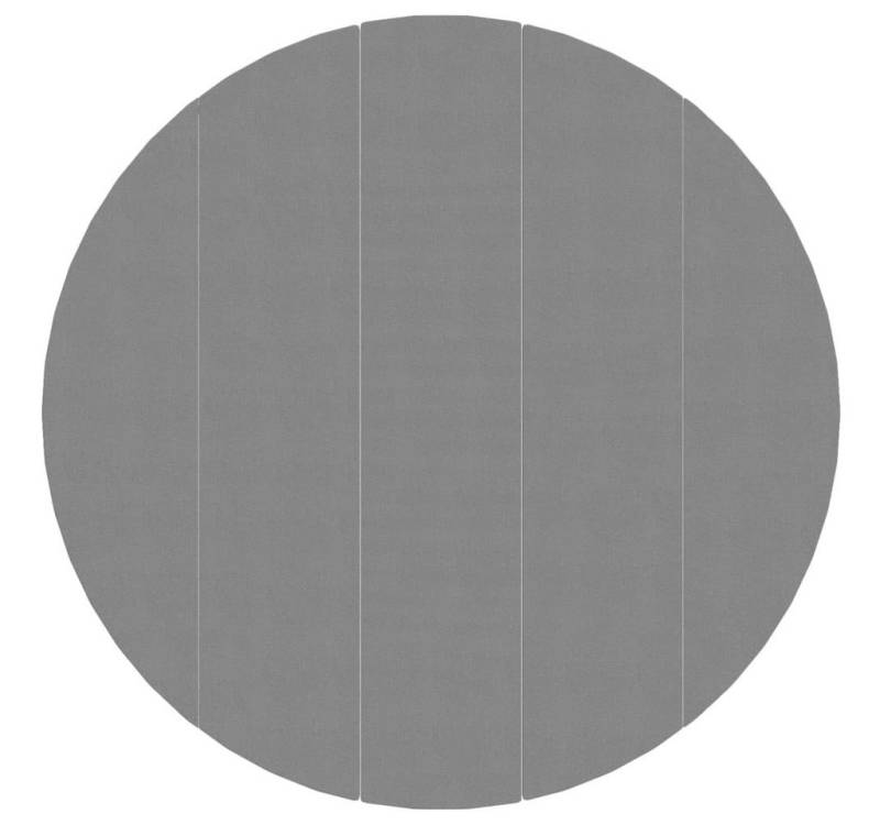 vidaXL Pool-Abdeckplane Bodenschutzmatte Pool-Bodentuch Hellgrau Ø550 cm Polyester Geotextil von vidaXL