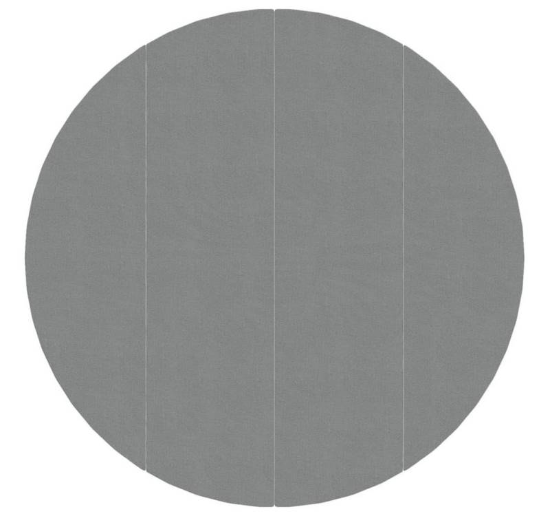 vidaXL Pool-Abdeckplane Pool-Bodentuch Hellgrau Ø428 cm Polyester Geotextil von vidaXL