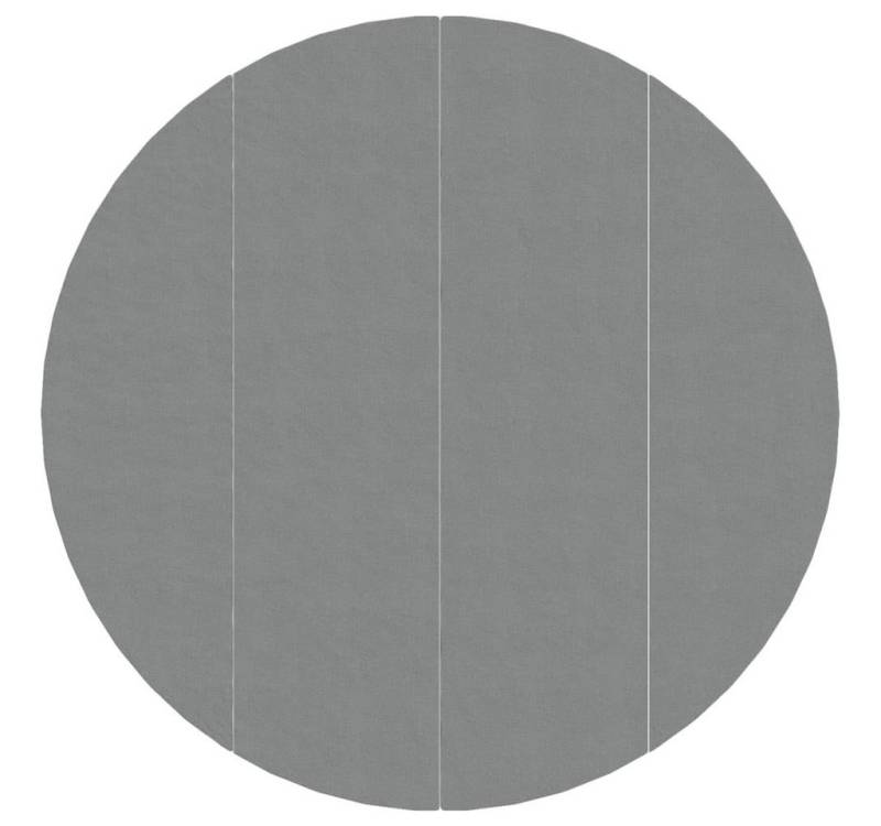 vidaXL Pool-Abdeckplane Pool-Bodentuch Hellgrau Ø500 cm Polyester Geotextil von vidaXL
