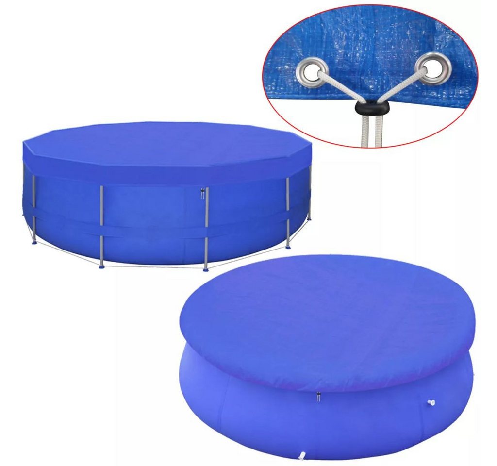 vidaXL Pool-Abdeckplane Poolplane Poolabdeckung Abdeckplane PE Rund 540 cm 90 g m² vidaXL Pool-Abdeckplane Poolplane Poolabdeckung Abdeckplane PE Rund 540 cm 90 g m² von vidaXL