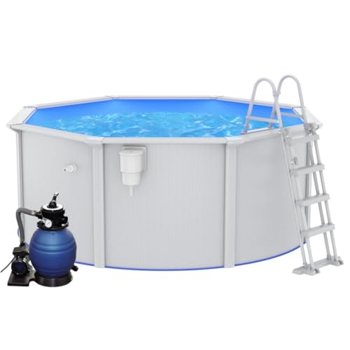 vidaXL Pool mit Sandfilterpumpe Leiter Swimmingpool Schwimmbad Schwimmbecken Familienpool Gartenpool Planschbecken Aufstellpool Frame Pool 300x120 cm vidaXL Pool mit Sandfilterpumpe Leiter Swimmingpool Schwimmbad Schwimmbecken Familienpool Gartenpool Planschbecken Aufstellpool Frame Pool 300x120 cm von vidaXL