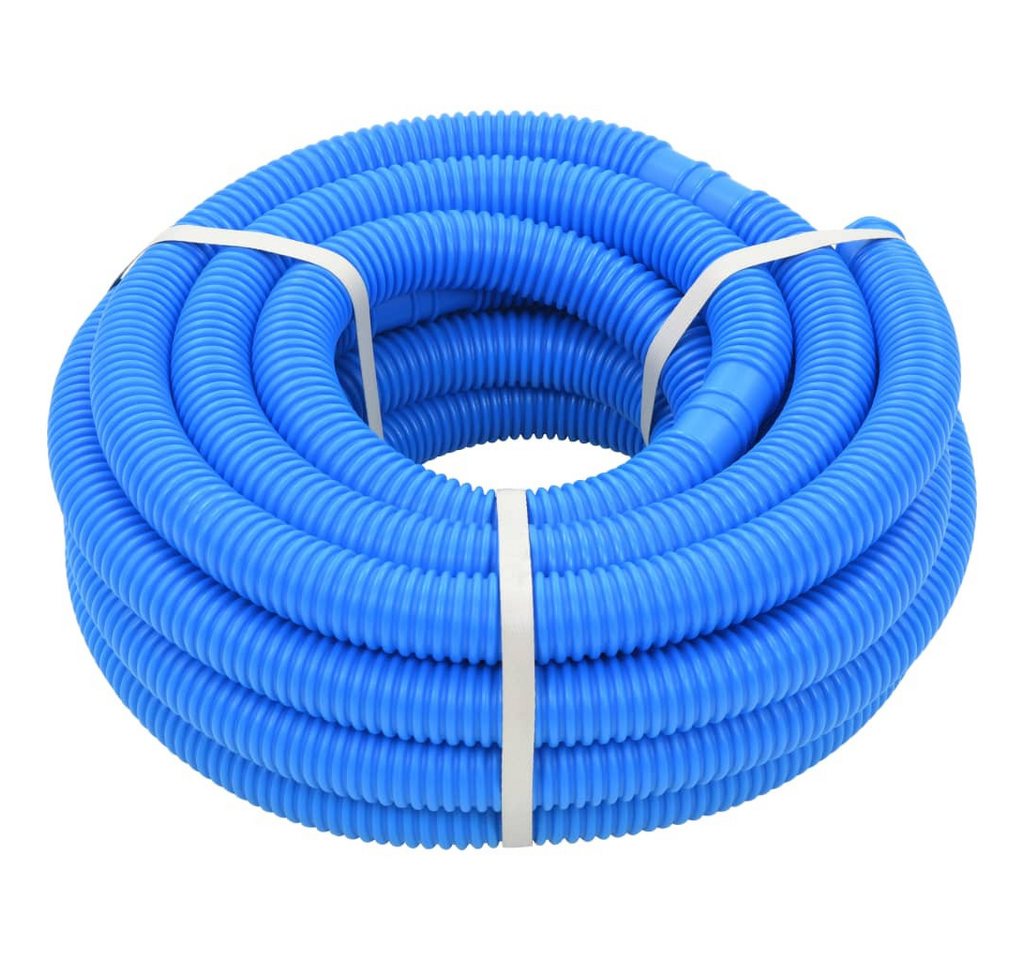 vidaXL Poolbodensauger Poolschlauch Blau 32 mm 12,1 m von vidaXL