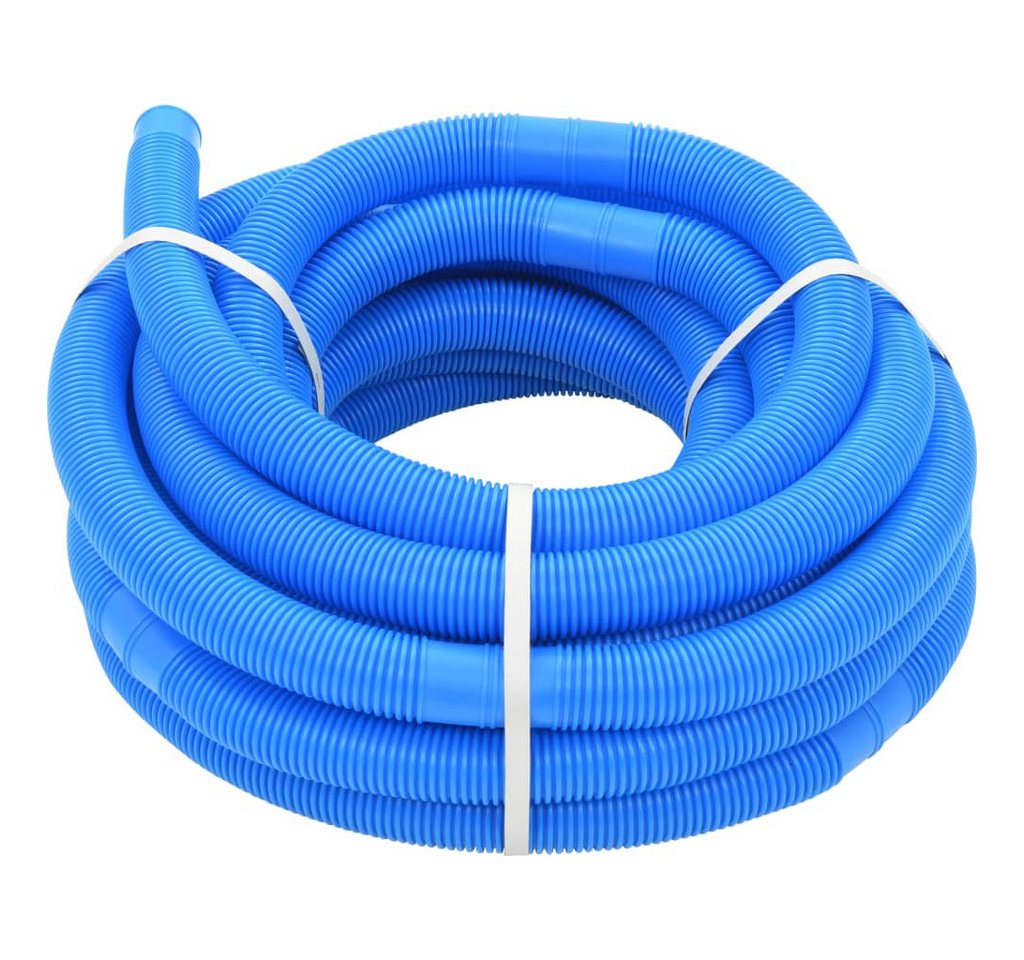 vidaXL Poolbodensauger Poolschlauch Blau 32 mm 15,4 m von vidaXL