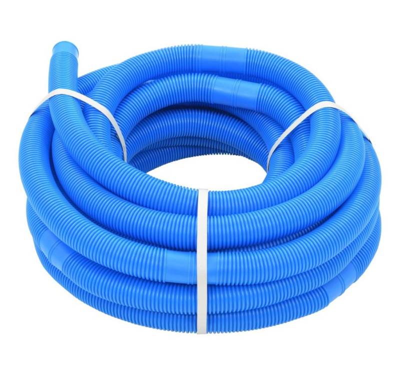 vidaXL Poolbodensauger Poolschlauch Blau 32 mm 15,4 m von vidaXL